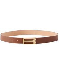 Victoria Beckham - Dorian Frame Leather Belt - Lyst