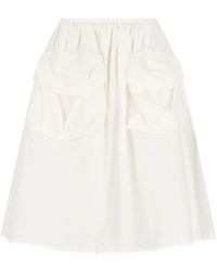Miu Miu - Flap-Pocket Midi Skirt - Lyst