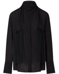 Liu Jo - Shirt With Scarf - Lyst