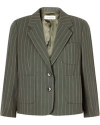 Dries Van Noten - Striped Wool-Blend Twill Blazer - Lyst