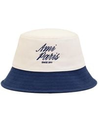 Ami Paris - Ami Embroidered Logo Bucket Hat - Lyst