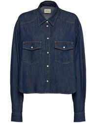 KHAITE - Grenon Cotton Shirt - Lyst