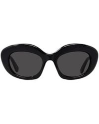 Loewe - Curvy Cat-Eye Frame Sunglasses - Lyst