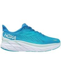 Hoka One One - Side Logo-Print Low-Top Sneakers - Lyst