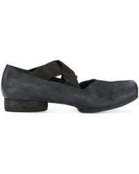 Uma Wang - Square-Toe 23Mm Leather Ballerina Shoes - Lyst