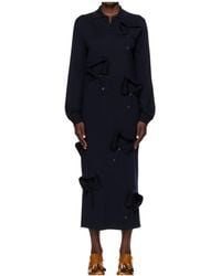 Moschino - Knitted Virgin Wool Dress - Lyst