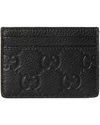 Gucci - Gg Emblem Card Case - Lyst