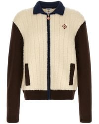 CASABLANCA - Café Culture Knitted Jacket - Lyst