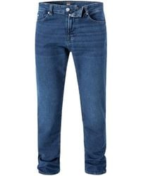BOSS - Button-Fastening Jeans - Lyst