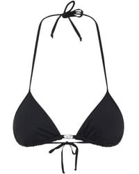 DIESEL - Elettra-Dnm Halterneck Bikini Top - Lyst