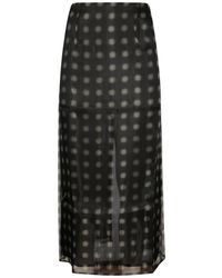16Arlington - Dia Printed Midi Skirt - Lyst