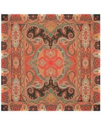 Etro - Paisley-Print Square Shawl - Lyst