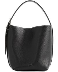 TOTEME - Small Belted Grained-Leather Tote - Lyst