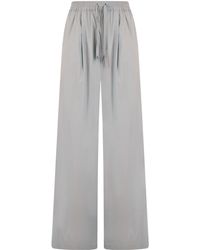 Herno - Drawstring Wide-Leg Trousers - Lyst