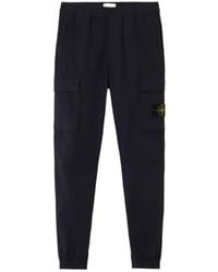 Stone Island - Compass Patch Cargo Trousers - Lyst