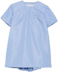 Sacai - Chest-Pocket Striped Dress - Lyst