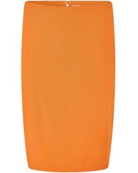 Saint Laurent - Cryn Stn Skrt Ld54 - Lyst