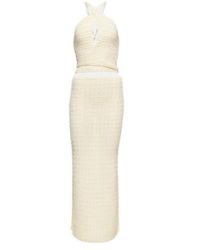 AYA MUSE - Veluti Embellished Crochet Maxi Dress - Lyst
