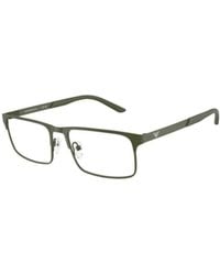 Emporio Armani - Rectangular Frame Glasses - Lyst