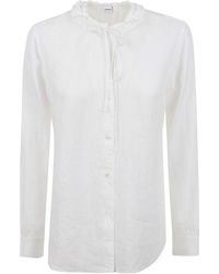 Aspesi - Ruffled Collar Shirt - Lyst