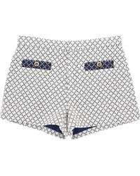 Gucci - Patterned Button-Detail Shorts - Lyst