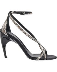 McQueen - Ankle Strap Heeled Sandals - Lyst
