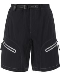 and wander - Technical Belted Shorts - Lyst
