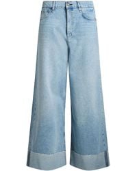 Rag & Bone - Loose Denim Trousers - Lyst
