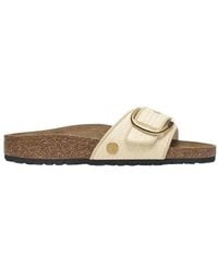 Birkenstock - Buckle-Detail Slip On Sandals - Lyst