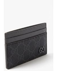 Gucci - Gg Supreme Card Holder - Lyst