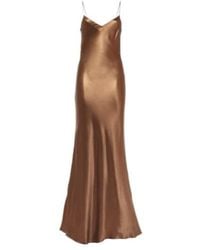 Galvan London - Provence Satin Maxi Dress - Lyst