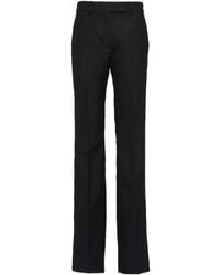 Prada - Tailored Straight-Leg Trousers - Lyst
