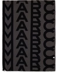 Marc Jacobs - Monogram Patterned Knitted Scarf - Lyst