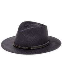 Brunello Cucinelli - Flat Brim Fedora Hat - Lyst