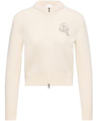 Moncler - Zip-Up Long-Sleeved Cardigan - Lyst