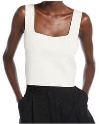 Weekend by Maxmara - Jacquard Viscose Crop Top - Lyst