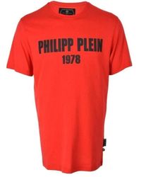 Philipp Plein - Printed Logo T-Shirt - Lyst