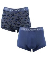 Emporio Armani - Elastic Waist Boxer Panties - Lyst