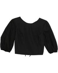 Pinko - Puff-Sleeve Blouse - Lyst