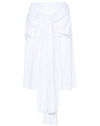 TOTEME - Wrap-Waist Pleated Shorts - Lyst