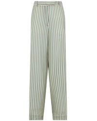 Dries Van Noten - Penn Striped Wide-Leg Pants - Lyst