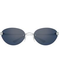 Cartier - Rimless Sunglasses - Lyst