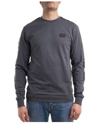 EA7 - Round-Necked Logo Sweater - Lyst