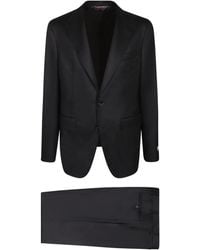 Canali - Two-Button Flannel Suit - Lyst