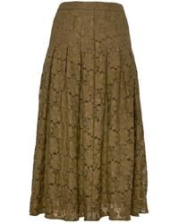 Max Mara - Studio Airone All-Over Floral Patterned Skirt - Lyst