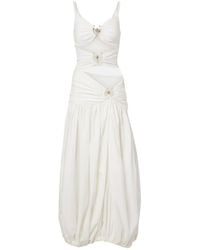 Christopher Esber - Orbit Cutout Ruched Jersey Maxi Dress - Lyst
