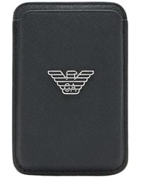 Emporio Armani - Logo-Plaque Phone Case - Lyst