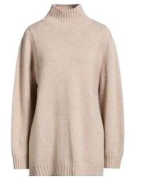 Max Mara - Mock-Neck Knit Top - Lyst