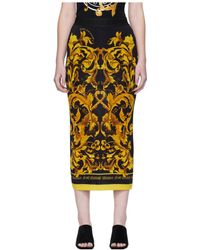 Versace Jeans Couture - Elastic Waist Skirt - Lyst