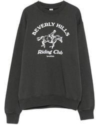 Sporty & Rich - Crew Neck Long-Sleeved Sweatshirt - Lyst